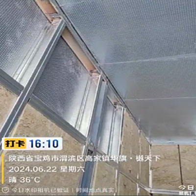陜西抗爆墻施工現場